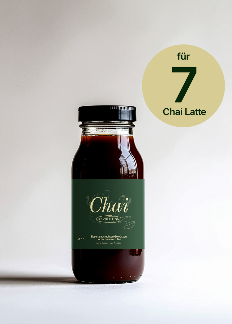 Authentisch würziger Chai ohne Zucker.